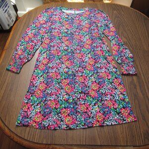 Lilly Pulitzer Diann T-shirt Dress in Multi Feeling Fintastic Size XS
